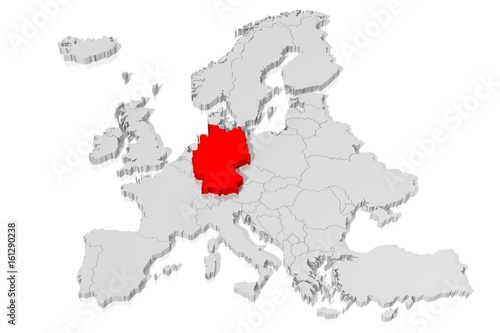 3D map - Germany