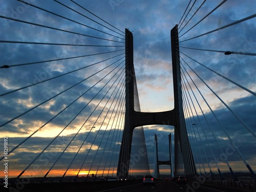 Vasco da Gama bridge in Portugal