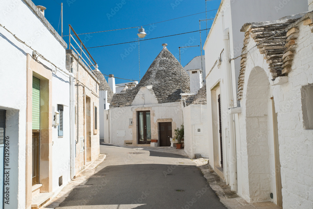Trulli houses. Alberobello. Puglia. Italy. Trulli houses. Alberobello. Puglia. Italy.