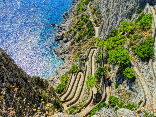 Via Krupp at Capri Island - Italy