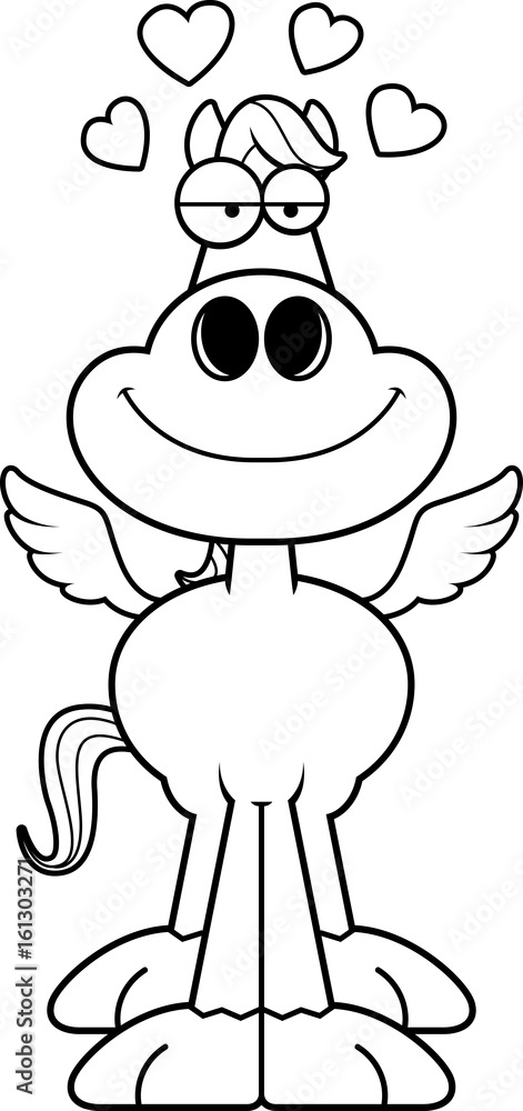Cartoon Pegasus Love Cartoon Pegasus Love