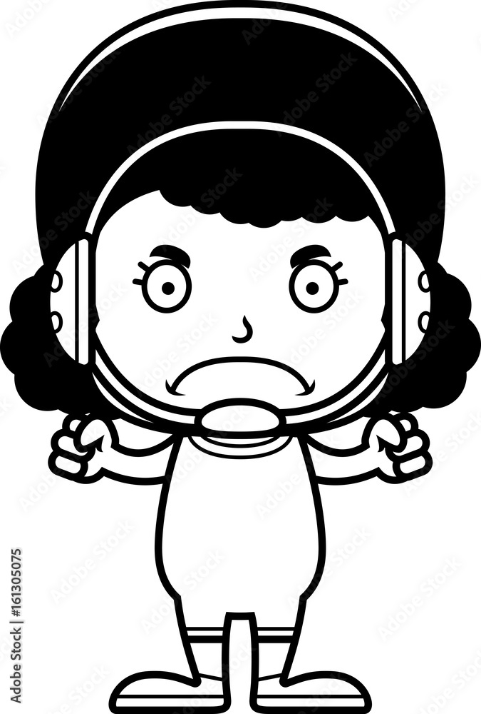 Cartoon Angry Wrestler Girl Cartoon Angry Wrestler Girl