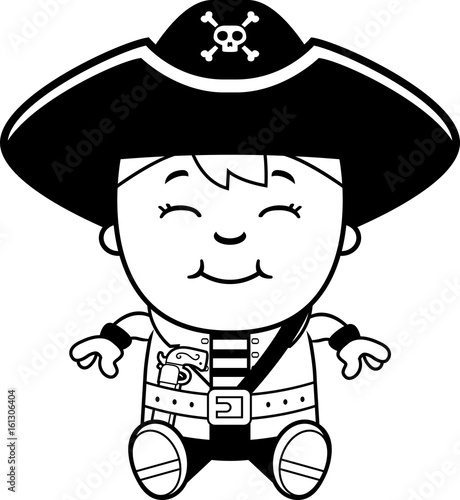 Sitting Pirate Boy