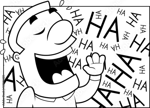 Man Laughing