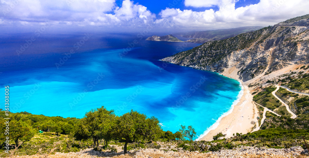 amazing beaches of Greece series - Myrtos in Kefalonia