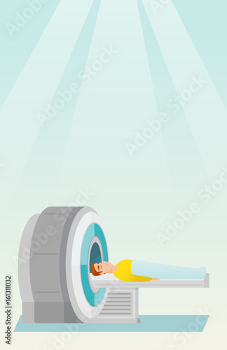 Magnetic resonance imaging vector illustration.