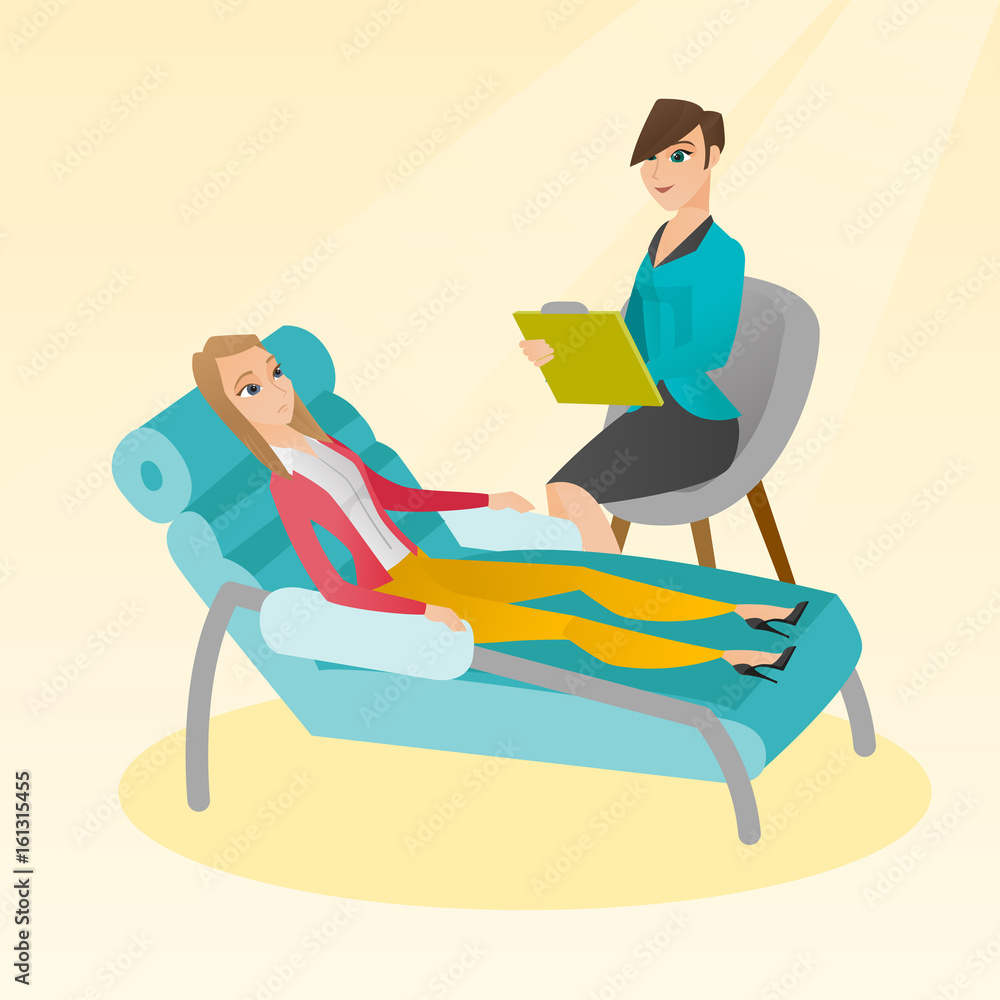 Fototapeta premium Psychologist having session with patient.