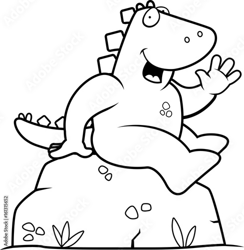 Dinosaur Sitting