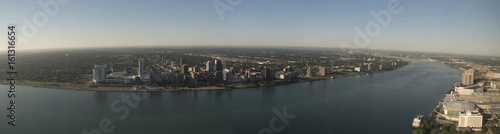Canada skyline from Detroit  MI