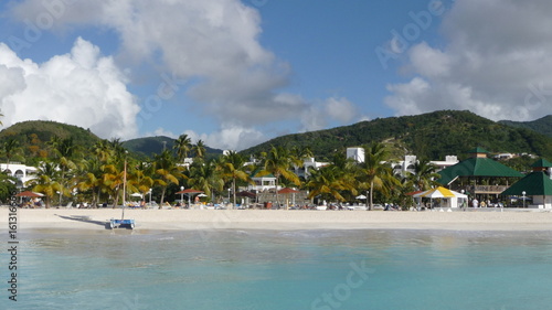 Coastline of Jolly Beach in Antigua