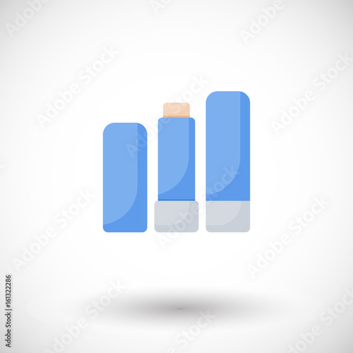 Lip balm vector flat icon