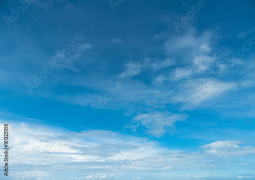 blue sky with cloud © liskam