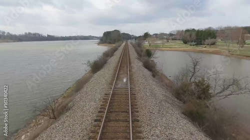 Wallpaper Mural Train and lake Torontodigital.ca