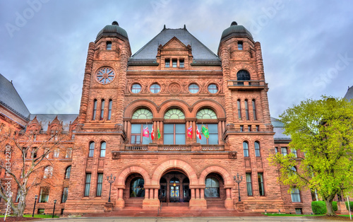 Ontario Legislative Building at Queen's Park in Toronto, Canada