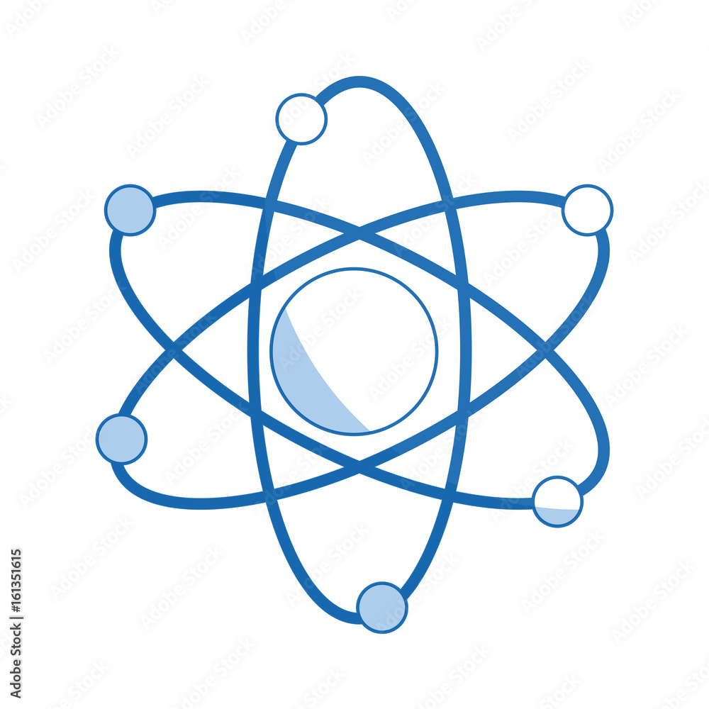 atom molecule biology science structure vector illustration atom molecule biology science structure vector illustration