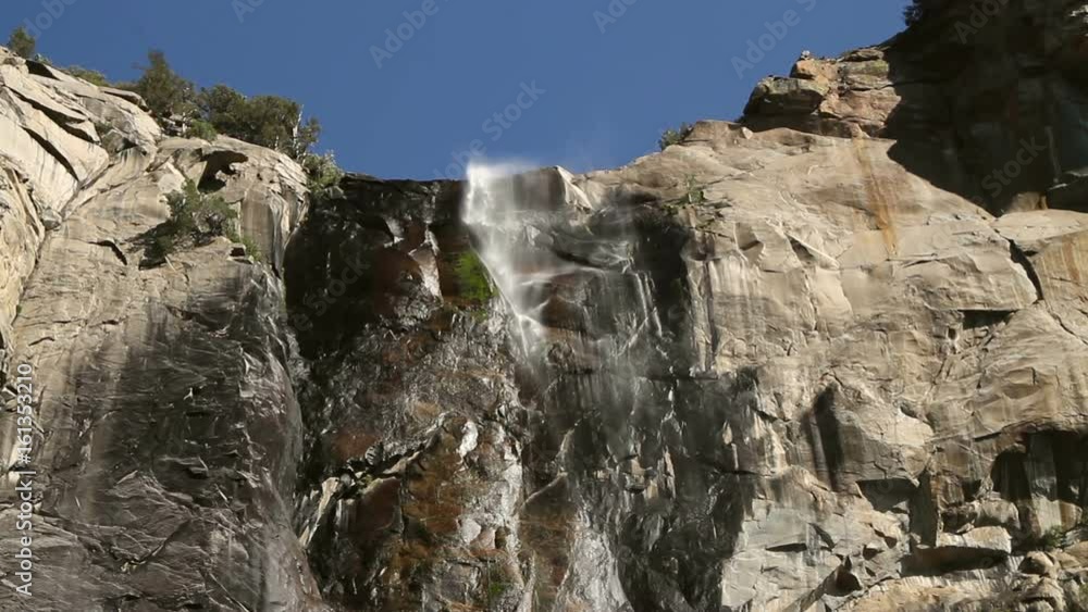 Waterfall in Yosemite National Park Waterfall in Yosemite National Park