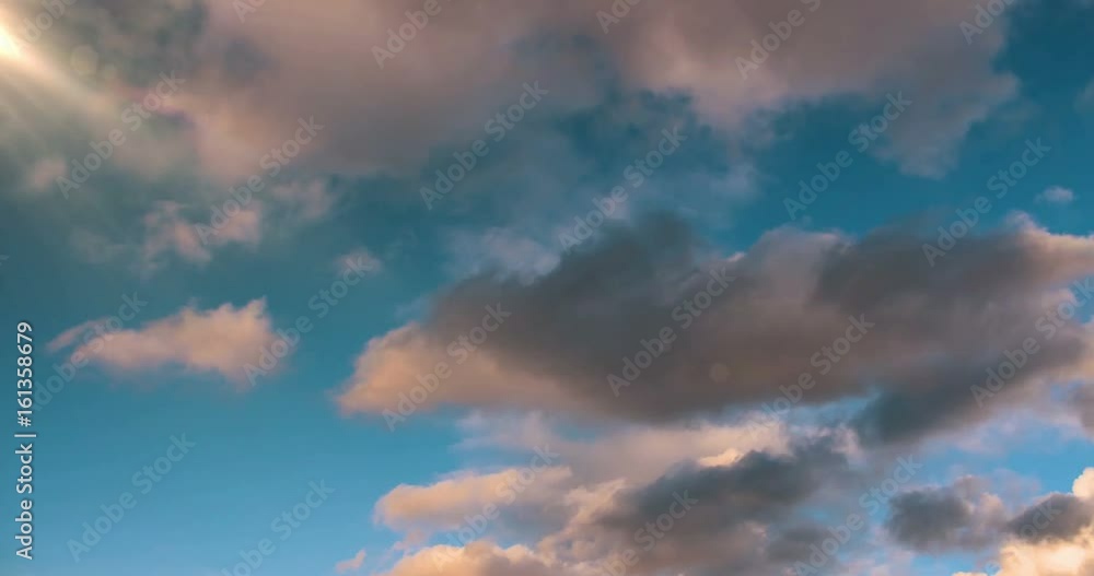 HDR timelapse of clouds at sunset. HDR timelapse of clouds at sunset.