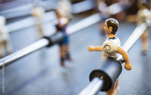 Photography Football toy players Barcelona Real Madrid