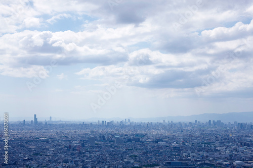 生駒山系からの大阪の眺望 © sakura