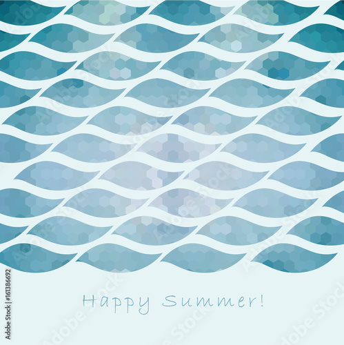 summer holiday card background