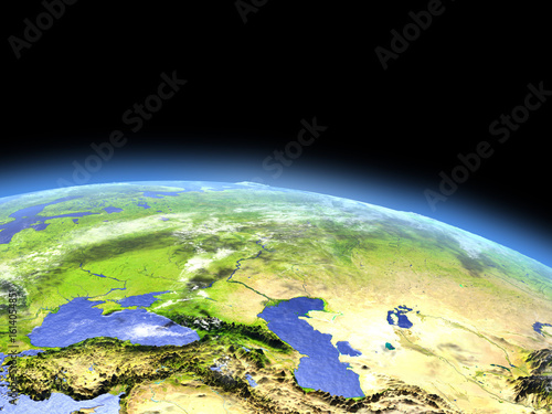 Western Asia from space