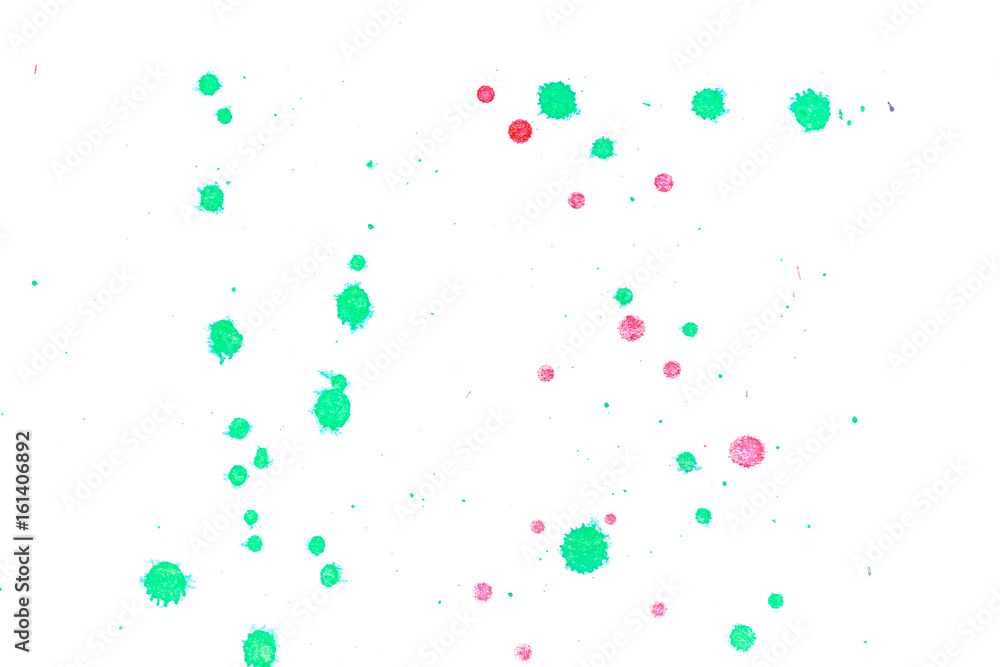Abstract green red ink splash Abstract green red ink splash