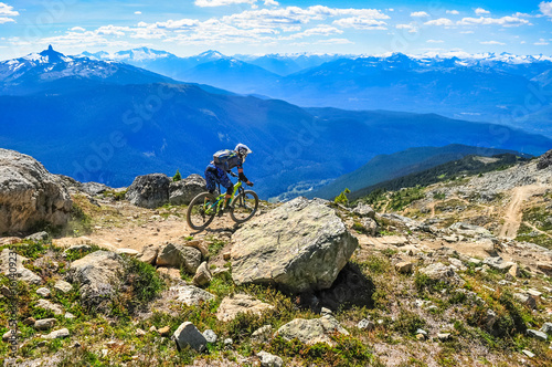 Whistler Mountain Bike Park, BC, Canada - Top of the wolrd trail, July 2016