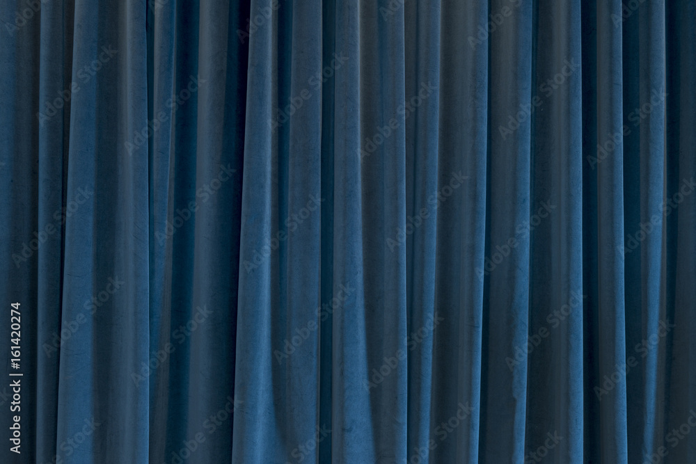 Blue Curtain for Backgrounds and Theater Themes Blue Curtain for Backgrounds and Theater Themes