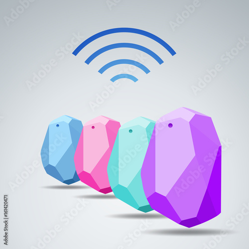 Vector Design beacon device home and office radar. Use for all situations