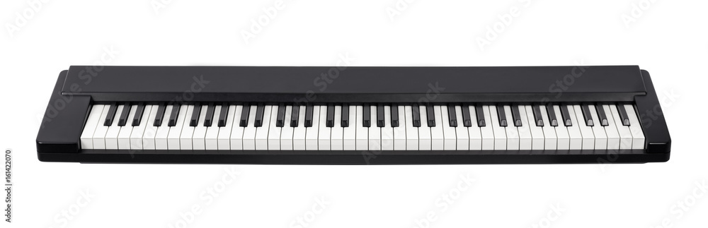 Midi electric piano on white background Midi electric piano on white background