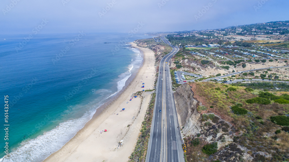 Aerial View of Beautiful Crystal Cove, Orange County Aerial View of Beautiful Crystal Cove, Orange County
