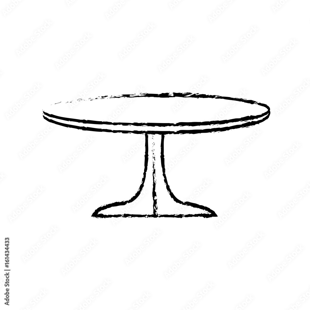 round table wooden brown furniture icon vector illustration round table wooden brown furniture icon vector illustration