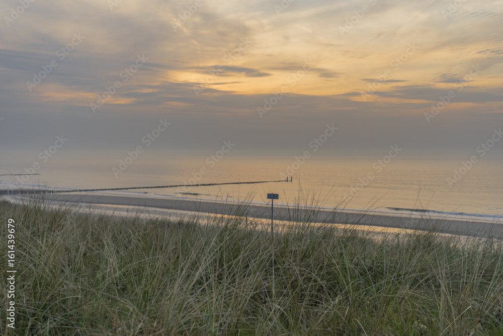 Beautiful Sunset at Domburg Beach/ Netherlands