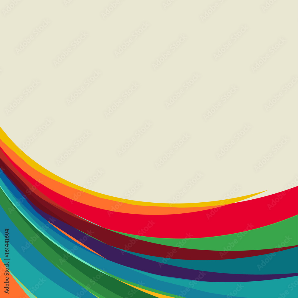 Abstract wave Multicolored Background Abstract wave Multicolored Background