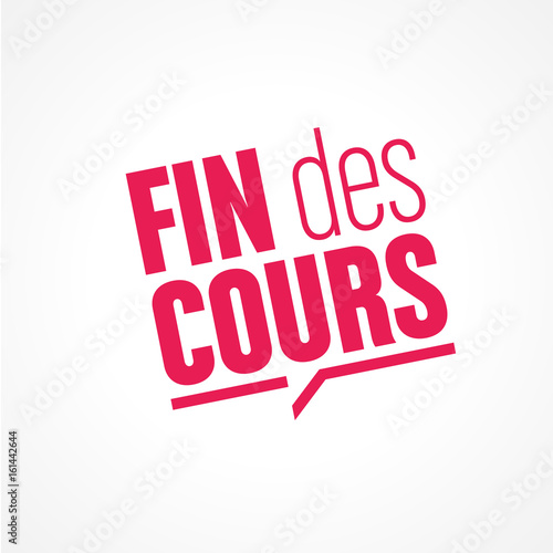fin des cours