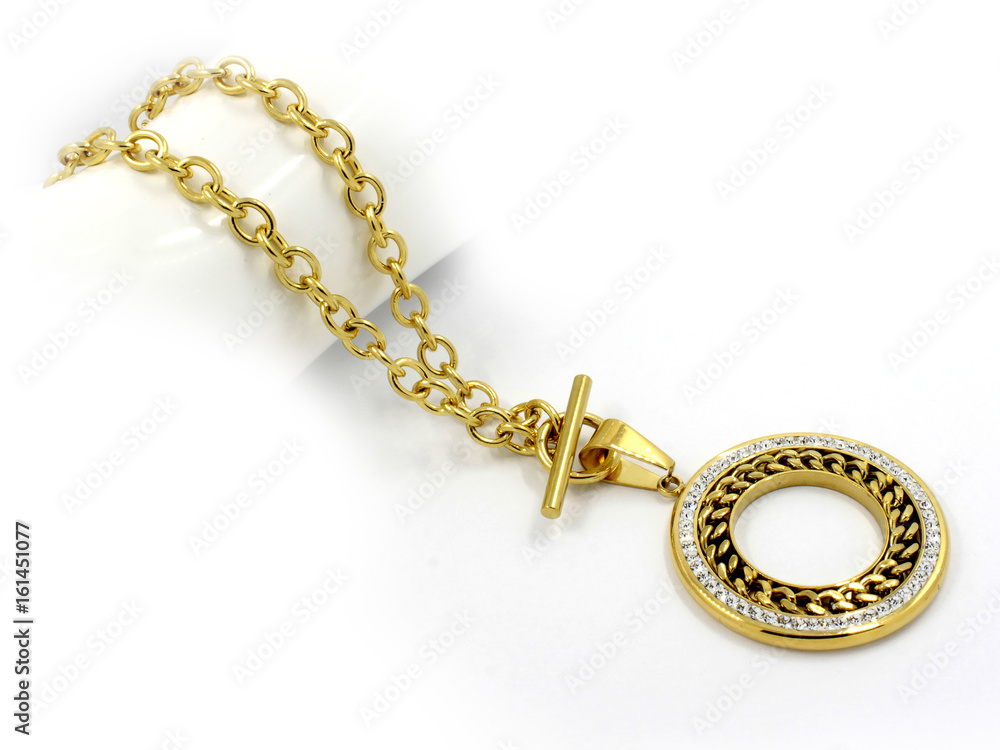 Ladies Necklace - One Color Background Ladies Necklace - One Color Background