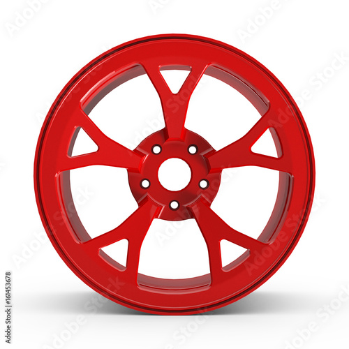 3D model aluminium car wheel