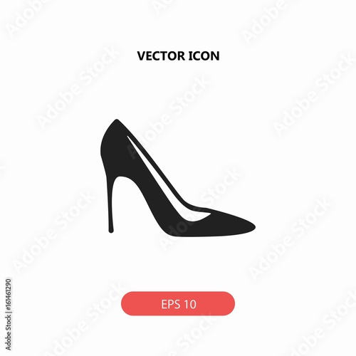stylish stilettos vector icon