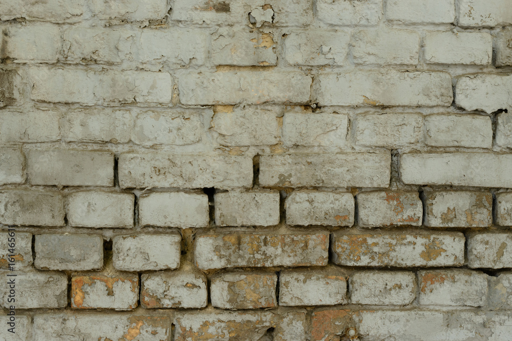Brick texture with scratches and cracks