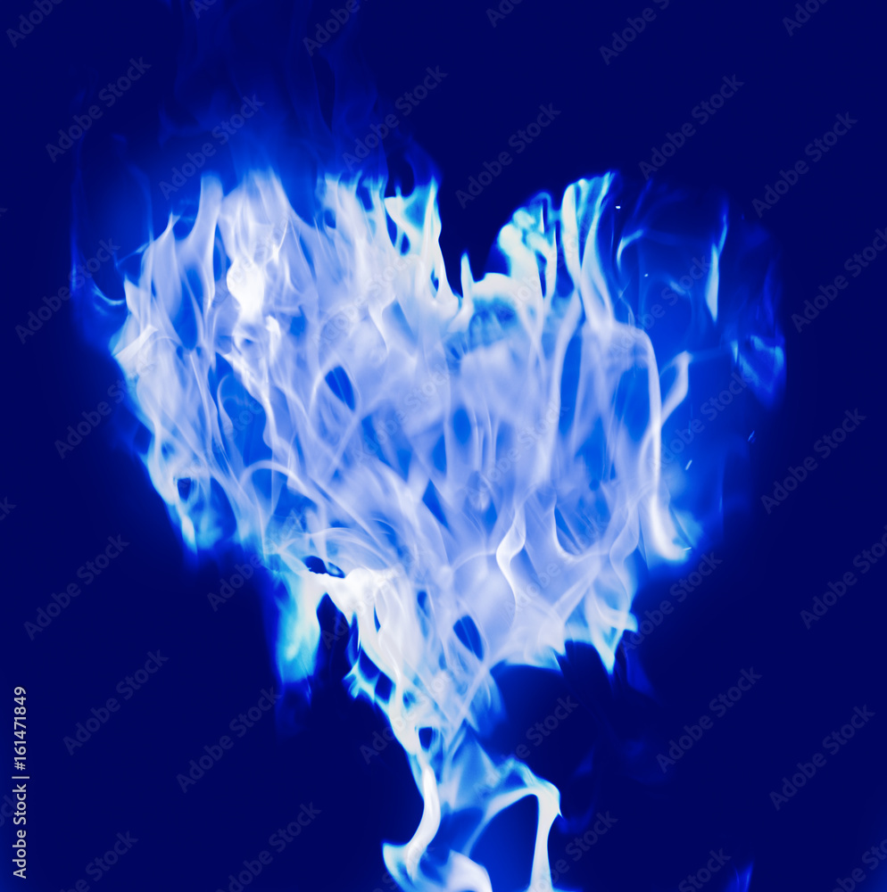 fire smoke heart