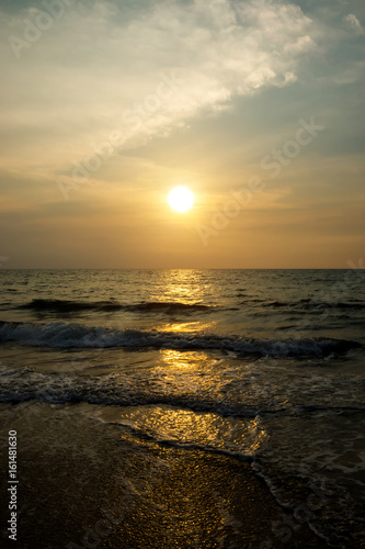 sunset on the andaman sea  Thailand
