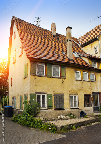 Old Romantic dilapidate house and garden style Idyllic places in Germany.. © Konstantin Kulikov