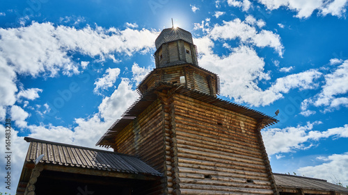 Wallpaper Mural  Old wooden building of Tomsk city Torontodigital.ca