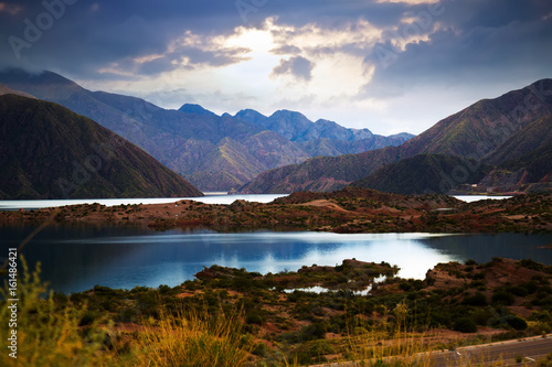 Lake near Potrerillos  RN7  Andes  Argentina