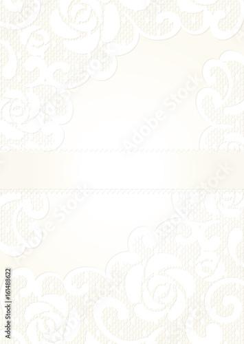 レース　バックグラウンド　バラ