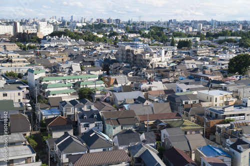 東京の住宅街 杉並区 俯瞰撮影 Stock Photo Adobe Stock