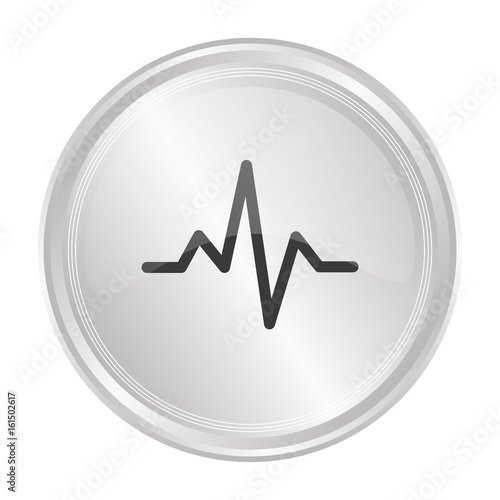 Puls - Verchromter Button