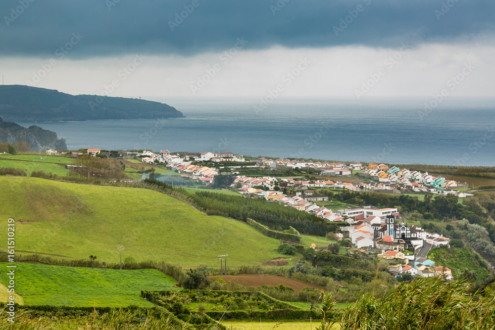 View of Porto Formoso on Sao Miguel Island, Azores