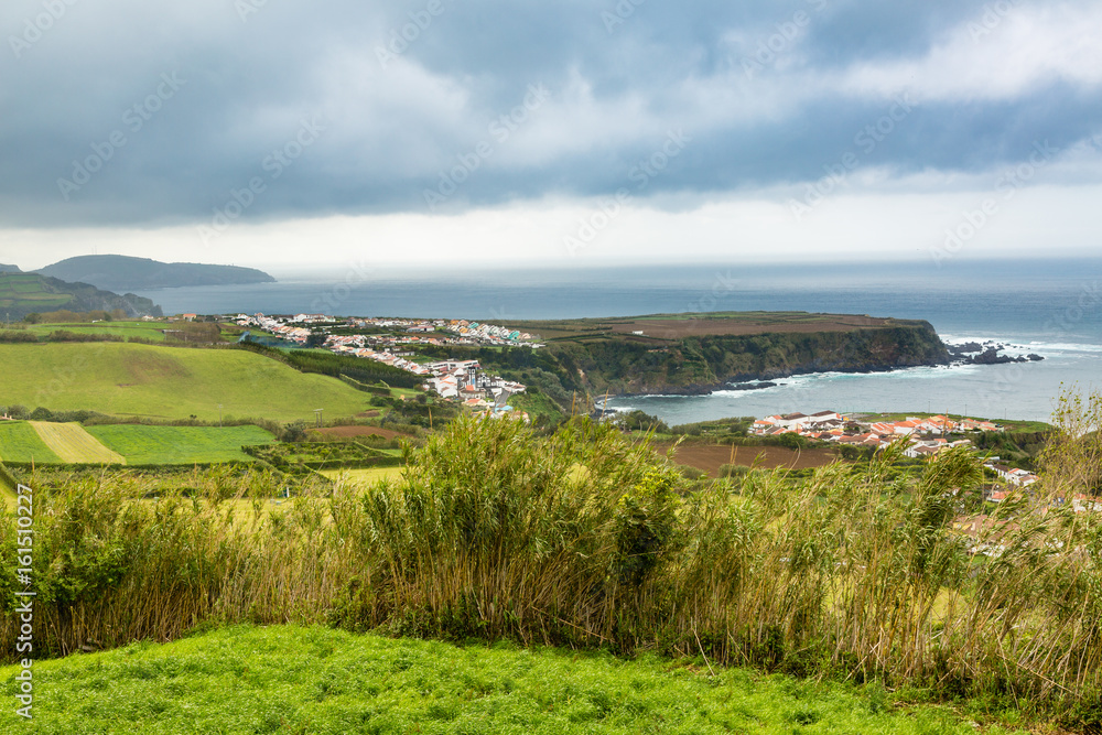 View of Porto Formoso on Sao Miguel Island, Azores View of Porto Formoso on Sao Miguel Island, Azores