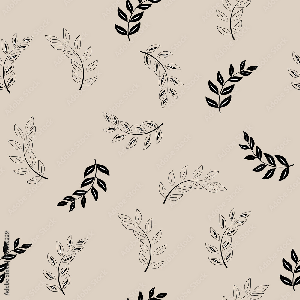 Leaf seamless pattern 2 Leaf seamless pattern 2